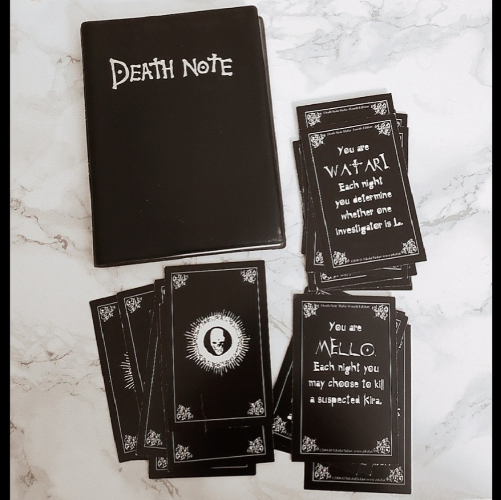 Death Note Anime Notebook & Card Game